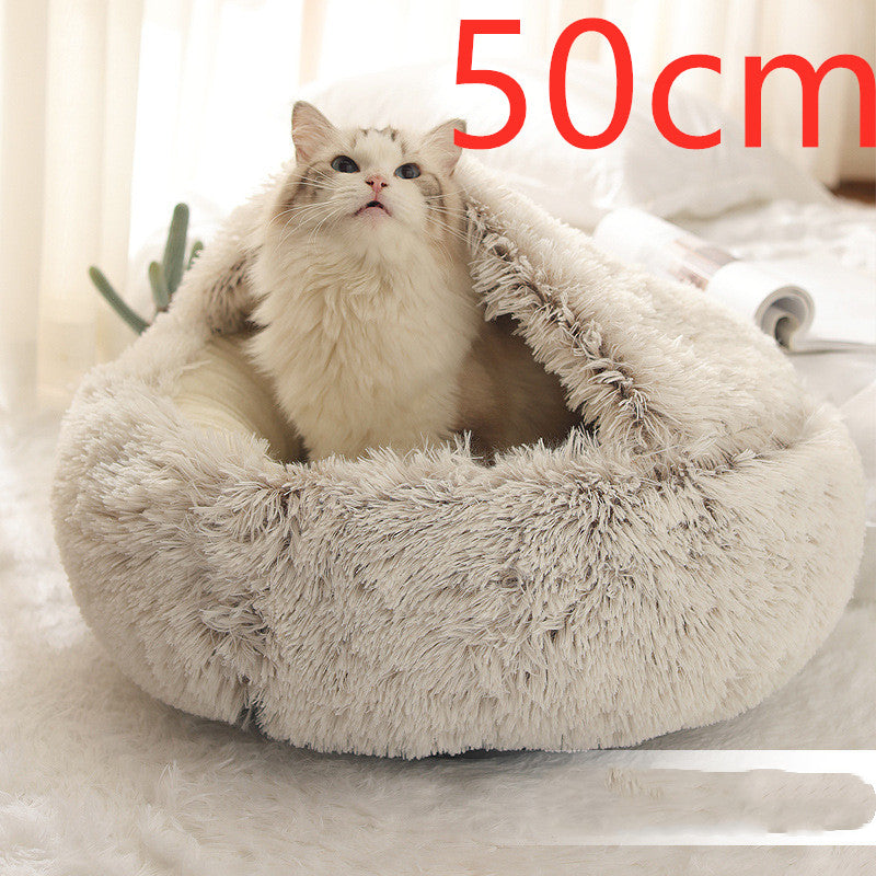 Lazy Bed Cave For Cats and Small Dog