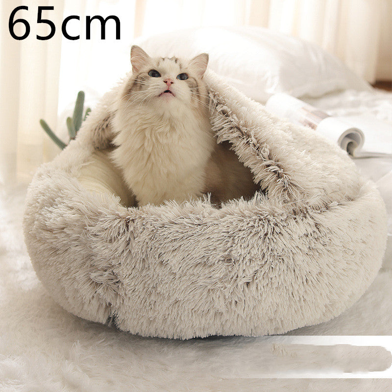 Lazy Bed Cave For Cats and Small Dog