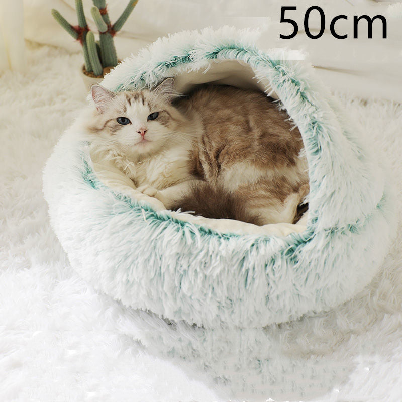 Lazy Bed Cave For Cats and Small Dog