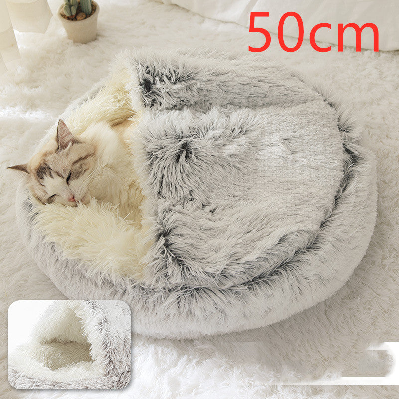 Lazy Bed Cave For Cats and Small Dog