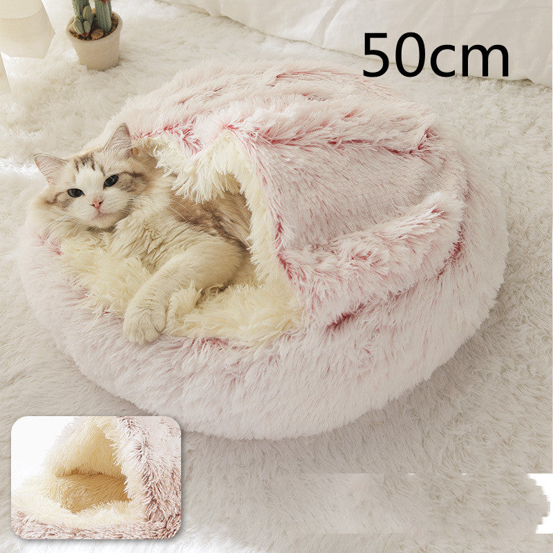Lazy Bed Cave For Cats and Small Dog
